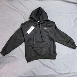 Alo Yoga Accolade Hoodie Black Size S Stylish Comfort Essential